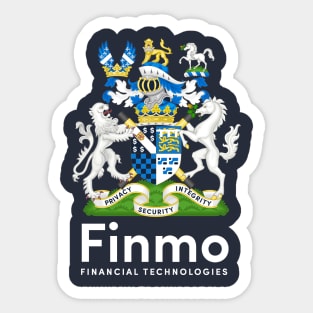 Finmo Crest Dark Sticker